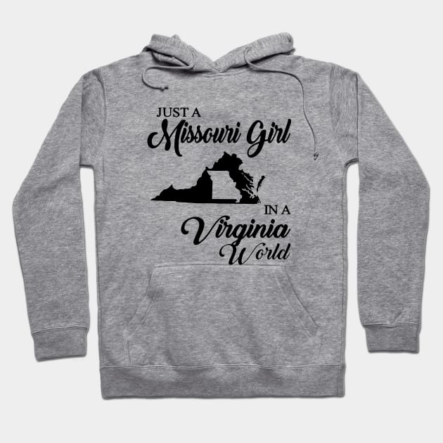 Just A Missouri Girl In A Virginia World Mom Hoodie by hathanh2